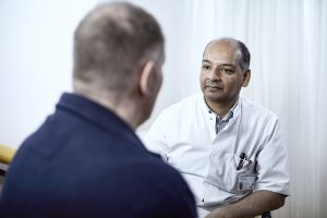 arts in gesprek met patiënt LUMC